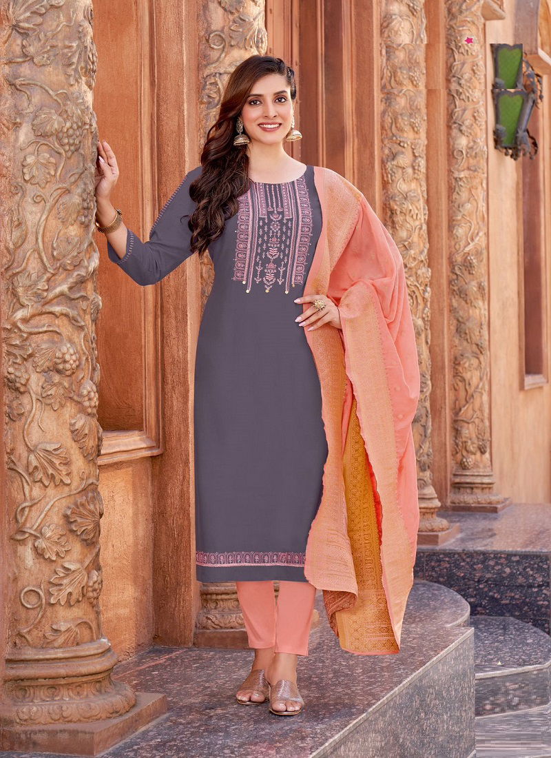Wooglee Madhurya Vol 2 Embroidery Readymade Suits Catalog